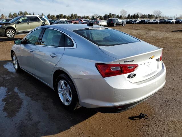 CHEVROLET MALIBU LS 2022 silver  gas 1G1ZC5ST2NF165158 photo #3