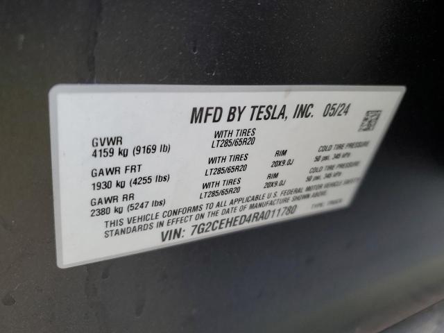 2024 TESLA CYBERTRUCK 7G2CEHED4RA011780