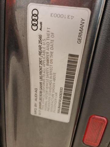 2018 AUDI S4 PREMIUM WAUB4AF4XJA082633
