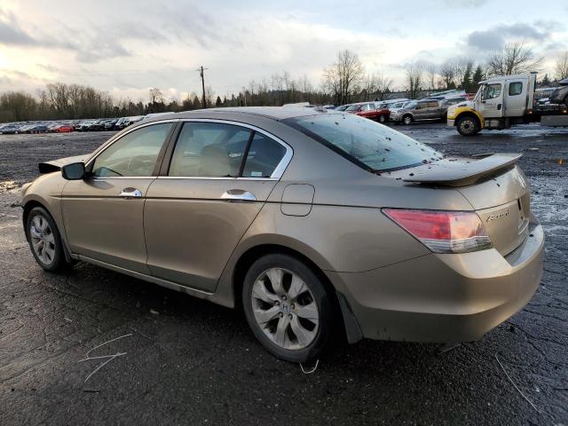 HONDA ACCORD EXL 2009 gold sedan 4d gas 1HGCP36879A004367 photo #3