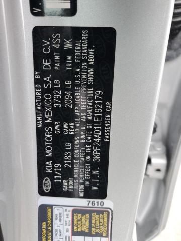2020 KIA FORTE FE - 3KPF24AD1LE192179