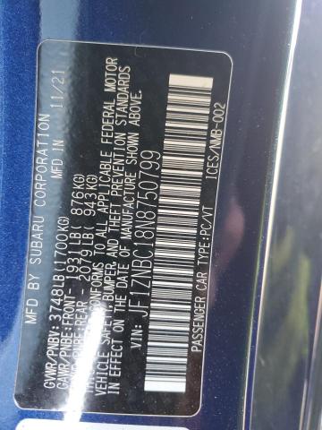 2022 TOYOTA GR 86 JF1ZNBC18N8750799