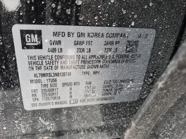 2022 CHEVROLET TRAILBLAZE - KL79MRSL3NB139748