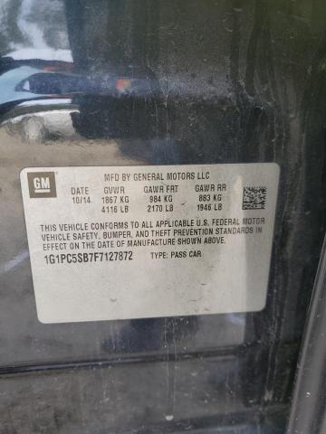 2015 CHEVROLET CRUZE LT - 1G1PC5SB7F7127872