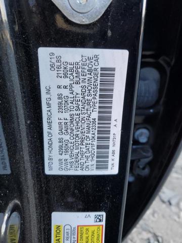 2019 HONDA ACCORD LX - 1HGCV1F10KA123364