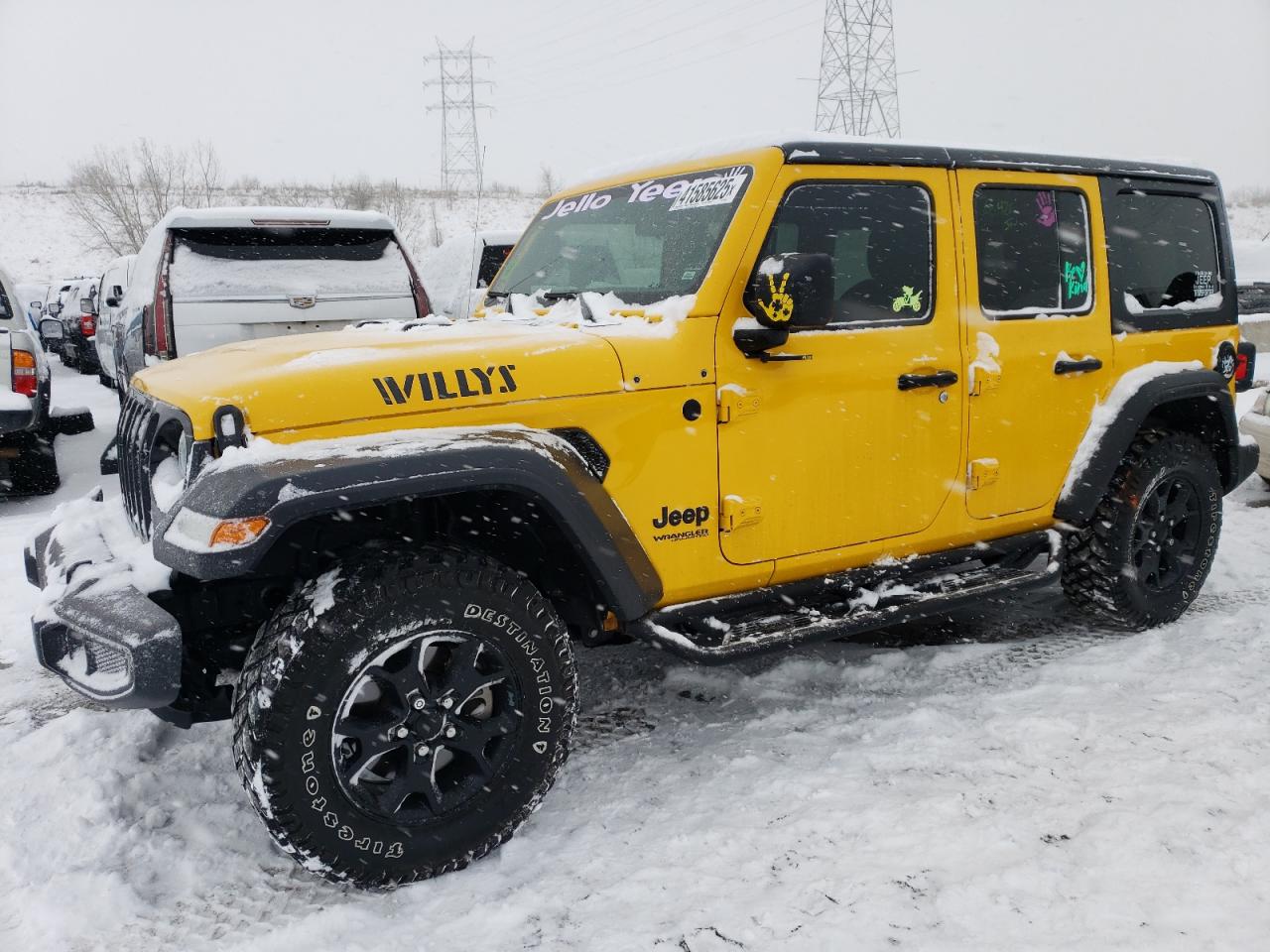  Salvage Jeep Wrangler