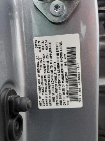 2018 HONDA CR-V TOURI 7FARW1H91JE042893