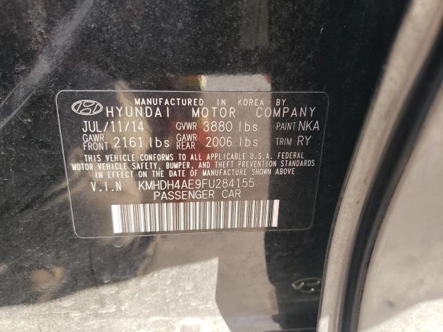 2015 HYUNDAI ELANTRA SE - KMHDH4AE9FU284155