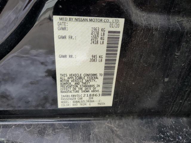 2020 NISSAN ALTIMA S - 1N4BL4BV3LC218863