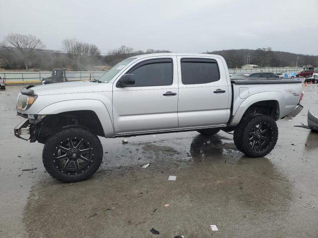 TOYOTA TACOMA DOU 2011 silver crew pic gas 3TMJU4GN9BM123314 photo #1