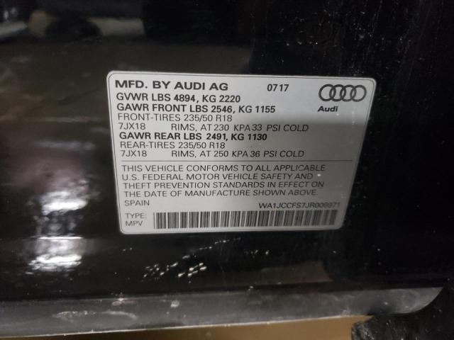 2018 AUDI Q3 PREMIUM - WA1JCCFS7JR009971