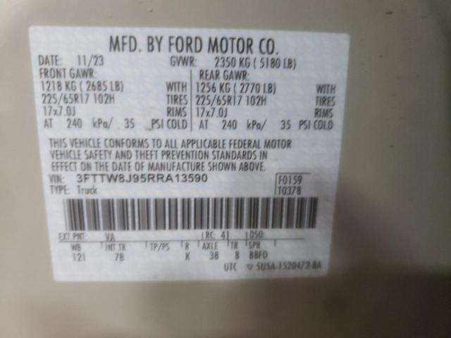 2024 FORD MAVERICK X - 3FTTW8J95RRA13590