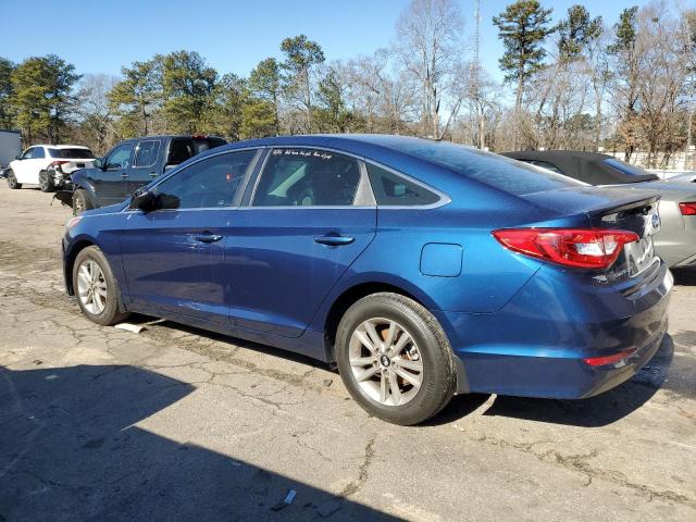 HYUNDAI SONATA SE 2015 blue sedan 4d gas 5NPE24AF3FH148746 photo #3