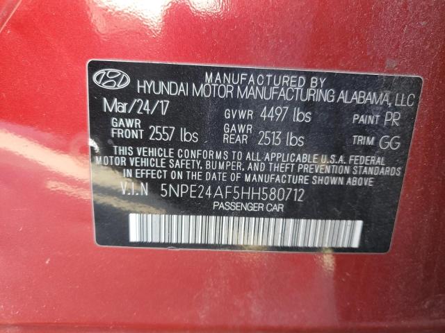 2017 HYUNDAI SONATA SE - 5NPE24AF5HH580712