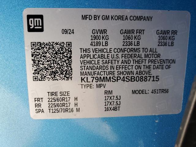 2025 CHEVROLET TRAILBLAZE - KL79MMSP4SB088715
