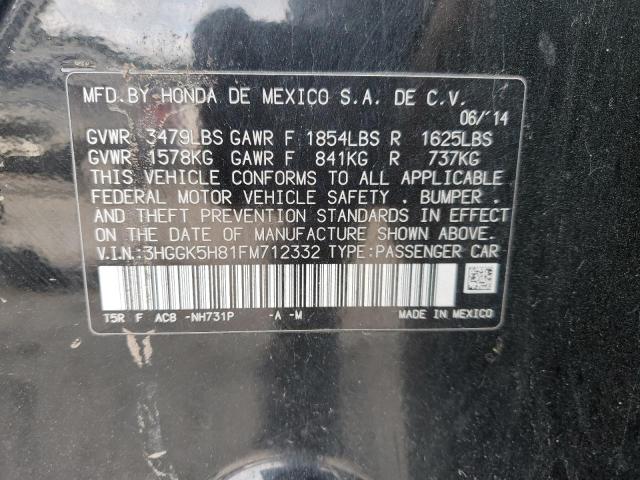 2015 HONDA FIT EX - 3HGGK5H81FM712332