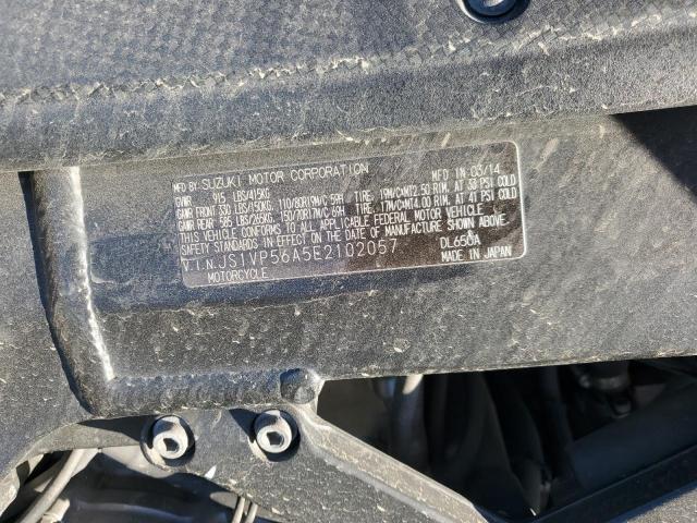 2014 SUZUKI DL650 A JS1VP56A5E2102057