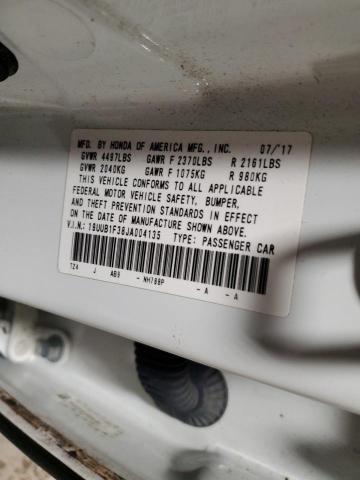 2018 ACURA TLX 19UUB1F38JA004135