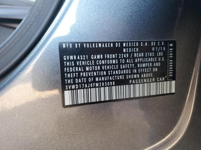 2015 VOLKSWAGEN JETTA SE 3VWD17AJ6FM283098