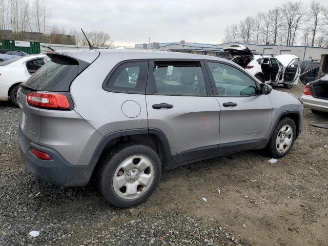 JEEP CHEROKEE S 2015 silver  gas 1C4PJLAB1FW731782 photo #4