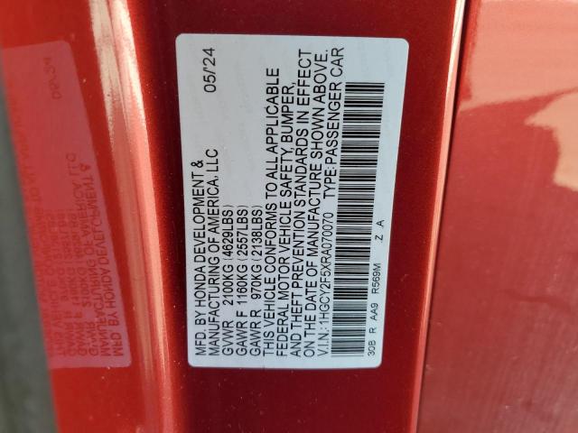 2024 HONDA ACCORD HYB 1HGCY2F5XRA070070