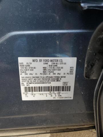 2019 FORD EDGE TITAN 2FMPK3K90KBB53724