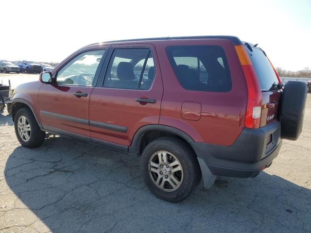 HONDA CR-V EX 2004 red  gas JHLRD78824C060562 photo #3