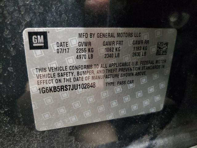 2018 CADILLAC CT6 - 1G6KB5RS7JU102848