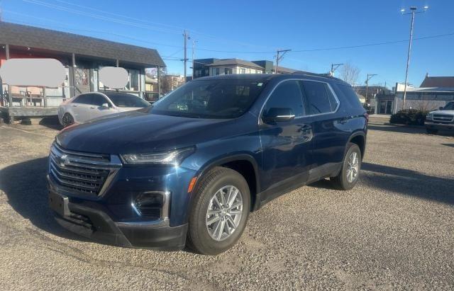 CHEVROLET TRAVERSE L 2022 blue  gas 1GNEVGKW5NJ165343 photo #3