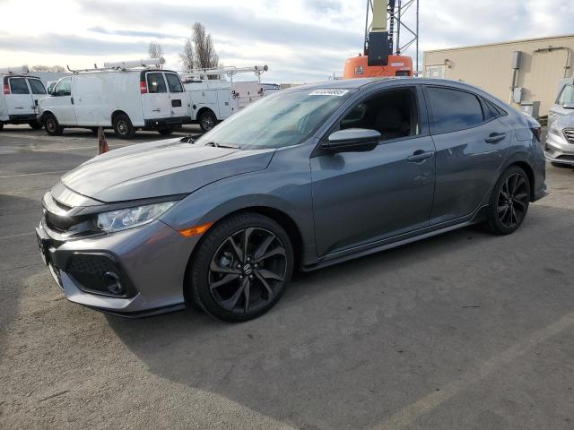HONDA CIVIC SPOR 2019 gray  gas SHHFK7G47KU222981 photo #1