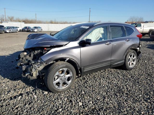 HONDA CR-V EXL 2018 gray  gas 2HKRW2H80JH638913 photo #1