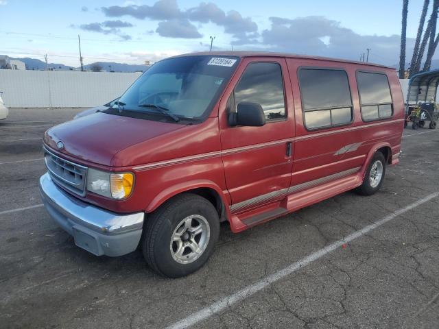 FORD ECONOLINE 1998 burgundy  gas 1FDRE1424WHB81720 photo #1