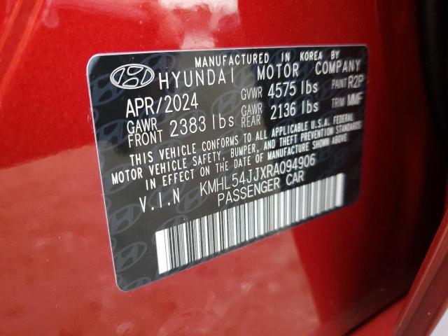 2024 HYUNDAI SONATA HYB - KMHL54JJXRA094906