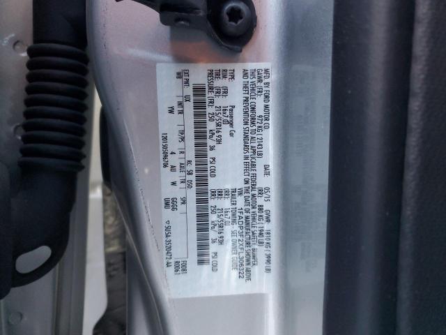 2015 FORD FOCUS SE - 1FADP3F2XFL306322