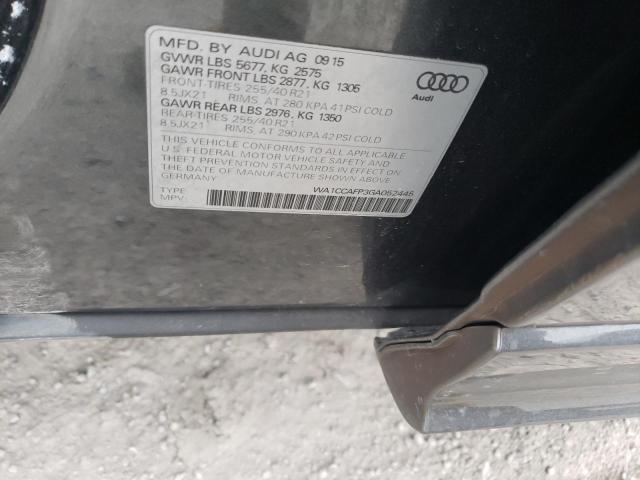 2016 AUDI SQ5 PREMIU WA1CCAFP3GA052445