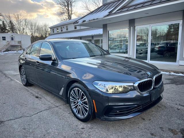 BMW 530XE 2019 gray  hybrid engine WBAJB1C51KB375492 photo #1