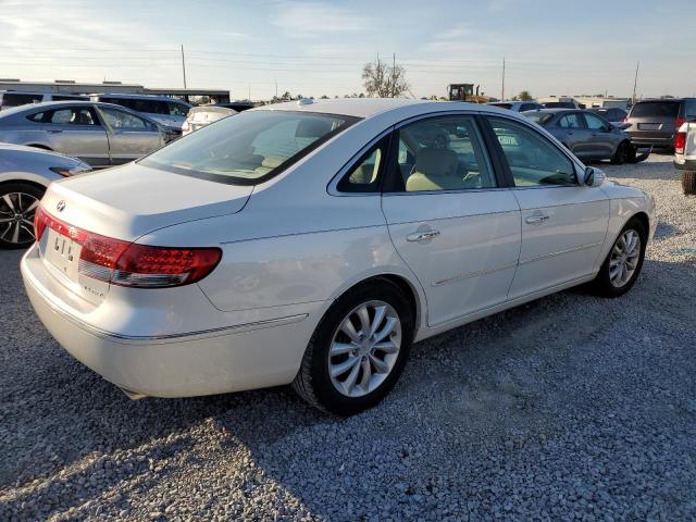 HYUNDAI AZERA SE 2007 white  gas KMHFC46F57A237734 photo #4