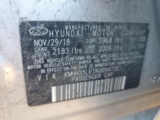 2019 HYUNDAI ELANTRA GT - KMHH35LE1KU094735