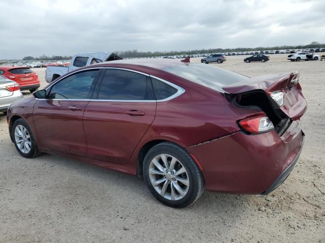 CHRYSLER 200 C 2015 maroon sedan 4d flexible fuel 1C3CCCCG3FN514407 photo #3