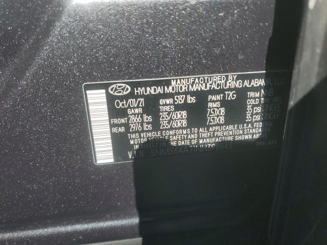 2022 HYUNDAI SANTA FE S 5NMS64AJ1NH398543
