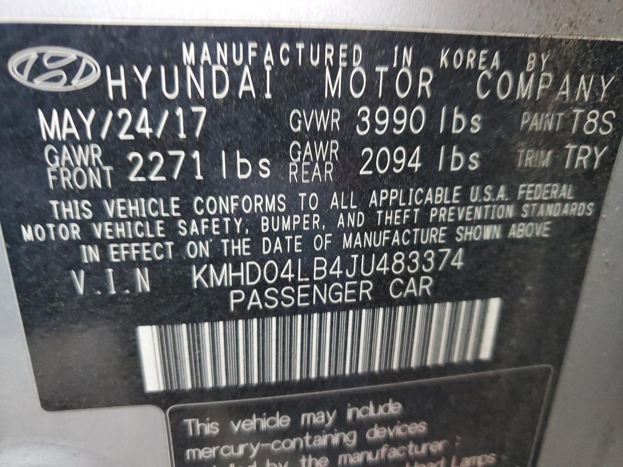 HYUNDAI ELANTRA SPORT