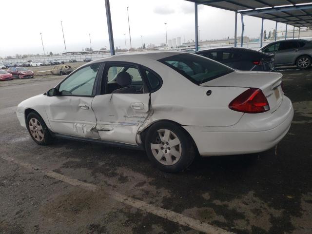 FORD TAURUS LX 2003 white sedan 4d gas 1FAFP52U53G280700 photo #3