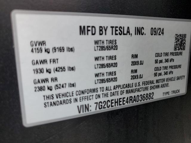2024 TESLA CYBERTRUCK 7G2CEHEE4RA036882