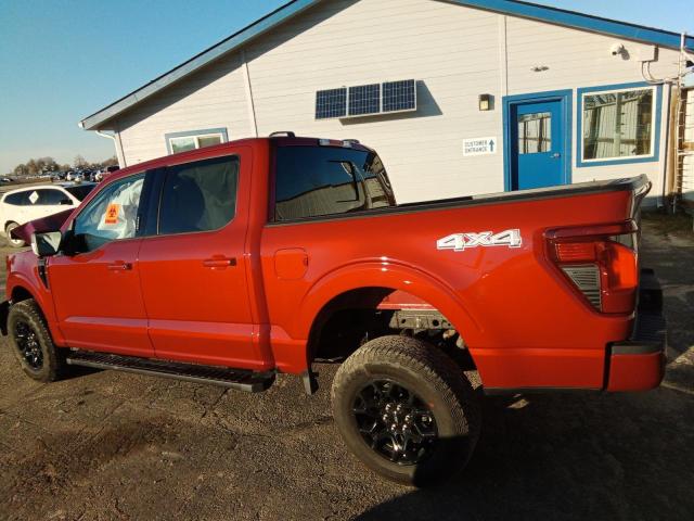 FORD F150 XLT 2024 red  gas 1FTFW3L88RKF38281 photo #3