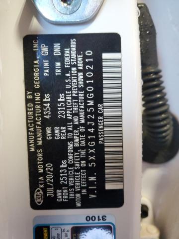 2021 KIA K5 LXS 5XXG14J25MG010210
