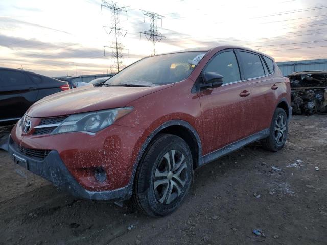 TOYOTA RAV4 LE 2015 orange  gas JTMBFREV0FJ048326 photo #1