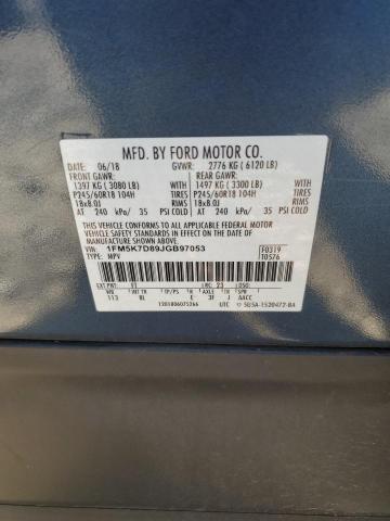 2018 FORD EXPLORER X - 1FM5K7D89JGB97053