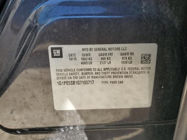 2016 CHEVROLET CRUZE LIMI - 1G1PE5SB1G7193717