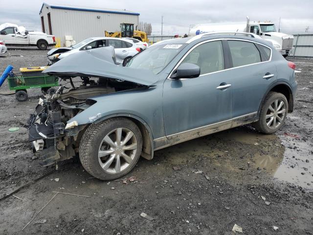 INFINITI EX35 BASE 2008 blue  gas JNKAJ09F68M352074 photo #1