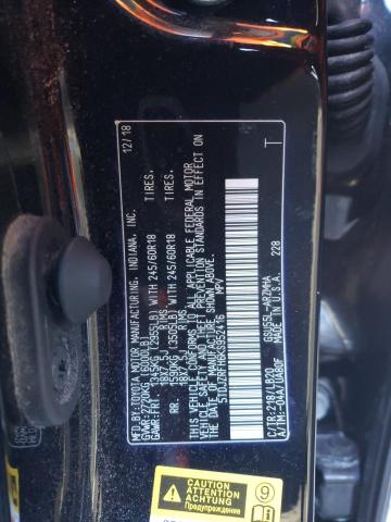 2019 TOYOTA HIGHLANDER - 5TDJZRFH6KS952416